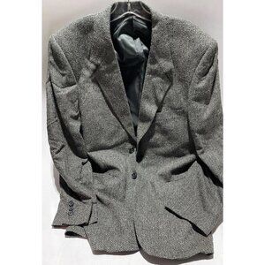 Men's Gray Herringbone Sport Coat Blazer